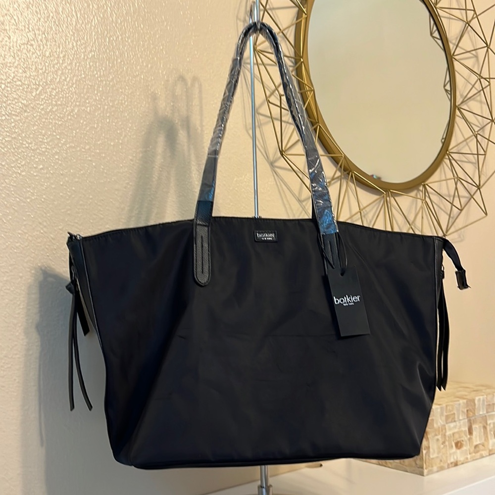 Botkier Black Nylon Tote